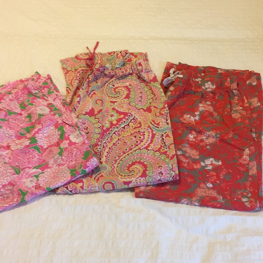 Pajama Pant set. Lilly Pulitzer, Vera Bradley